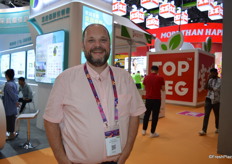 Andrew Grantham from Heart of Asia Trading a Taiwanese importer was visiting the show. 