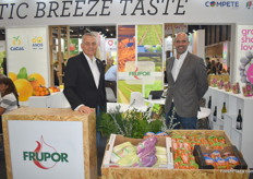 Harolds Bulmanis of Sun Crisp and Nuno Almeida of Frupor. Frupor exports carrots from Portugal to Baltic countries and Cabbage to the UK and Scandinavia. 