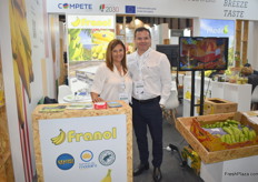 On the right is Ricardo Guedes of Franol. They import bananas from Costa Rica, Equador and the Dominican Republic, and then distribute them in Portugal and Spain.