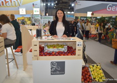 Agnieszka Legucka of Polish apple exporter Sunberry. They export their apples to Germany, the UK and Scandinavia.