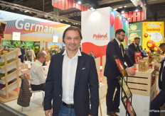 Jan Nowakowski of Genesis Fresh visiting the Polish pavillion. 