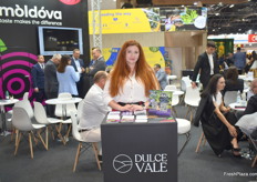 Natasha Zhukova of Dulce Vale. They export plums, grapes and cherries from Moldova to the EU, Germany, Poland, the Netherland, Austria and the Czech Republic. 