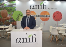 Christos Mpontaitis of Greek fruit exporter Mitrosilis. They export kiwis, watermelons, oranges, mandarins, apricots and grapes.