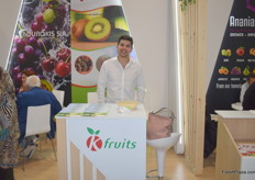 Andreas Kontogiannis of Greek kiwi exporter Kfruits. Normally we see Kfruits/Medfruit represented by Pavlov, but was absent as he's expecting a baby soon! Congratulations Pavlov!