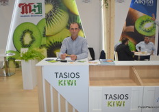 Evlalo Xanthi of Tasios Kiwi. This will be their first year exporting kiwis from Greece, although the company's been active in agriculture for over 30 years.