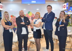 The team of Eren! This Turkish company exports a wide variety of fruits. They stated they had a very good first day in terms of traffic, and see Fruit Attraction as a growing event.