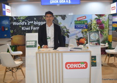 Ali Madran of Turkish fresh produce trader Cekok. They export citrus, apples and kiwis and both grow and trade the produce to India and European markets.