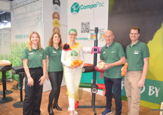 The CompoPac team showing off their net solutions.