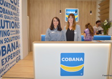 Cobana GmbH & Co.had Diana Menschig and Stephanie von Gratkowski at their stand.