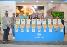 The Europlant team with their wide variety of potatoes.