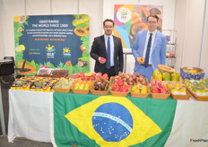 HLB Specialties with Safet Shevket and Lorenz Hartmann de Barros with their exotic fruit display that proved popular with show visitors.