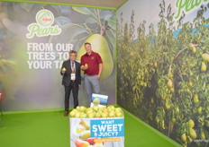 George Smith from Washington Apples said it was their first time to exhibit at the show in Madrid, they are seeing a lot of international customers.