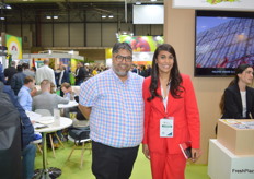 Hortgro's Indian representative Sachin Khurana and their trade manager Wilechia van der Westhuizen.