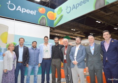 The Apeel Sciences team from different world parts at their stand in Madrid.