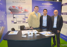 Copeland's Juan Pablo Leal, Segio Castro and Thierry Thevenot said they had a very good stand place in the passage way between halls, with a lot of people from all over the world at the show, they are pleased.