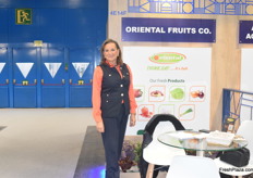 Shahira Fouad, general manager of Oriental Fruits. The Egyptian company exports sweet potatoes, strawberries, onions garlic, and other fresh produce to Europe.