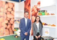 Ahmed Khaled Elbessoumy and Manihour Khaled Elbessoumy from Agro Alex, an Egyptian company exporting citrus, potatoes and onions to the European market.