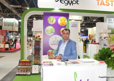 Hamdi Megawer, from Egyptian grower Ghezaa, export sweet potatoes, mangoes and early vegetables from Egypt.