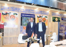 Fahd Abd El Wahab and Mohie Abd El Wahab from the company Abd El Wahab Sons. This Egyptian company exports citrus fruit, especially to the Far East market.