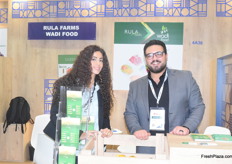 Mary Shakour and Sehab El-Sayed Mohamed of Wadi group/Rula Farms. The Wadi Group grows a various range of fruits and vegetables for the European markey.