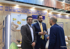 Ahmed Badawy and Ashraf El Seihi of the Egyptian exporting company MAPCO.