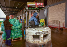 The Joburg Market is a hive of activity long before sunrise. Trucks from farms across the country arrive all through the night to offload produce before the buyers arrive.