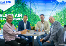 Thomas Larssen,  CEAd (Controlled Environment Agriculture Design), and Michael Ploeg, Dalsem, with Gill and Mitchel van der Drift