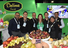 Team Delina Fresh has a beautiful display of tropical and exotic fruit.