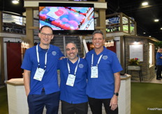 Naturipe Farms. From left to right: Brian Vertrees, Fernando Aguiar, and John Johnston. 