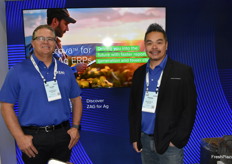 Clint Cooper and Thuan Ngo with ZAG Technical Services. 