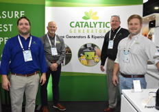 Russ Holt, Greg Akins, Steve Page, and Michael Landry with Catalytic Generators.