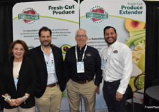 Gretchen Lane, Scott Bergeron, Tim Grady, and Eric Fernandes with NatureSeal. 