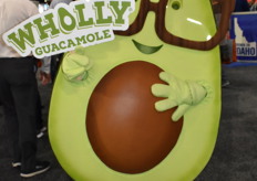 Lots of mascots at the show this year with Wholly Guacemole's avocado being one of them. 