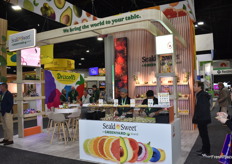 The booth of Seald Sweet / Greenyard. 