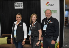 Dafne Palomino, Nicole MacDonald, and Kevin Smith with the Fruit & Vegetable Dispute Resolution Corporation. 