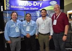 Benjamin Martin, Carlos Ruiz, Arturo Gonzalez Delgado and Richard Vollebregt of Cravo Equipment. 