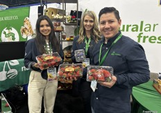 Mili Ruiz, Shelley Lopez and Alfredo Ruiz of Naturalar Fresh.