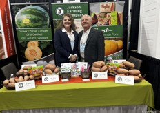 Jackson Farming Co.’s Michelle Jacobs and Ray Anderson.