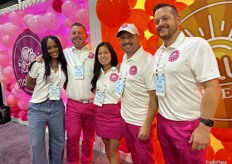 Bright colors and big smiles at Molly’s Grape & Citrus Co.’s booth.