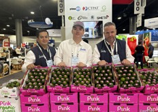 Jorge Chapa, J.R. Uresti and Rudy Uresti with Jade Produce.