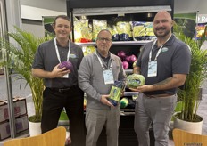 Beachside Produce, LLC’s Danny Fleming, Jim Gipe and Derrick Stinnett.