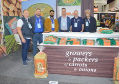 The Nature's Finest Produce team had big bags of carrots on display.