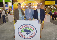 South Carolina Agriculture Department's Michael Cranford, Chris Whitmire and Fred West.