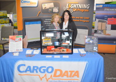 Cargo Data's Becky Wallet and Tammy Wylie export data loggers in the US and to other countries.