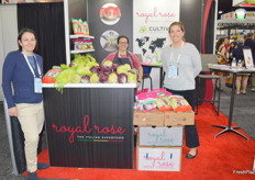 Royal Rose, LLC sisters Roberta and Francesca Boscolo Sesillo and Jenny Henningsen. They offer Italian speciality vegetables grown in Salinas Valley, California, with their head office in Italy.