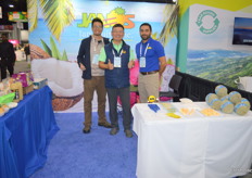 Jan Fruits, Inc. Jackey Liu, Michael Jan and Roberto Contreras.