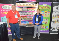 Reichel Foods Thomas Murphy and Kathy Puckett, do on the go fresh snacks for all the national retailers and stores in the USA. They are looking to expand to Canada too.