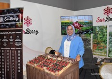 Imane El Hanafi, supply chain director of SurBerry. The company grows soft fruits in Morocco.