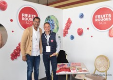 Imad Maouzoun and Thomas Danis from Fruits Rouges & Co. The company grows soft fruit in many countries including Morocco and specializes in the French market.