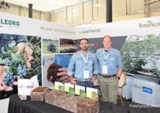 Luis Mora from Legro et Sander Steinmann from Botanicoir. Legro is present in Morocco, providing coir-based solutions and blends.